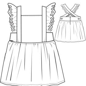 Fashion sewing patterns for GIRLS Dresses Dress 8016